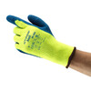 Handschoen PowerFlex® 80-400 blauw en helgeel